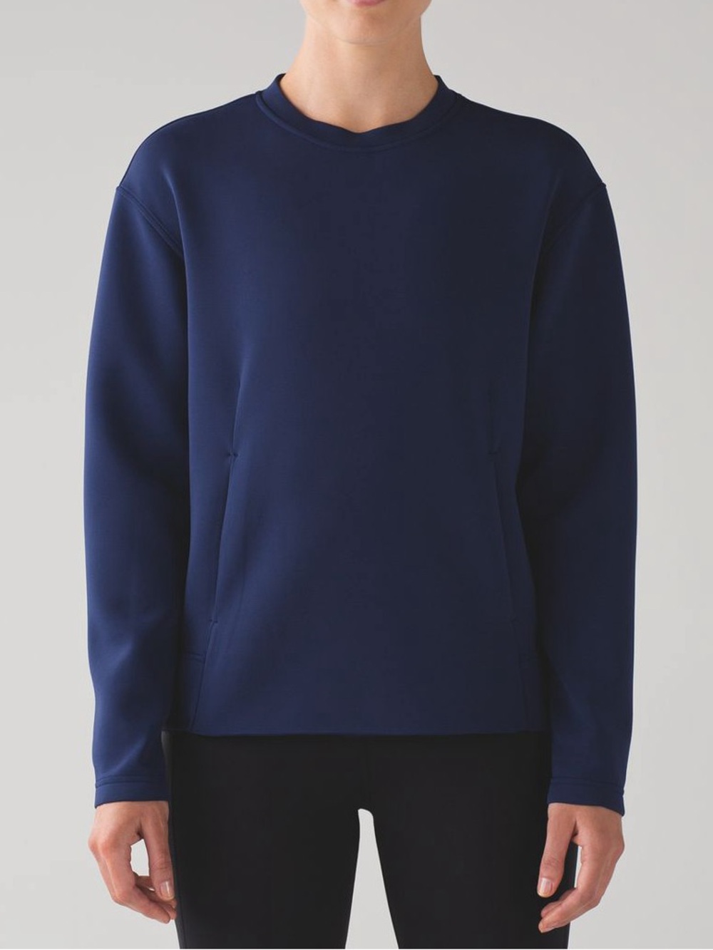 Lululemon Hero Blue Embrace The Space Crew Pullover Athleisure Sweatshirt 8